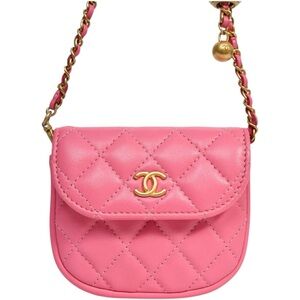 💕🌸 Chanel Pink Pearl Crush Mini Crossbody Bag 🌸 💕